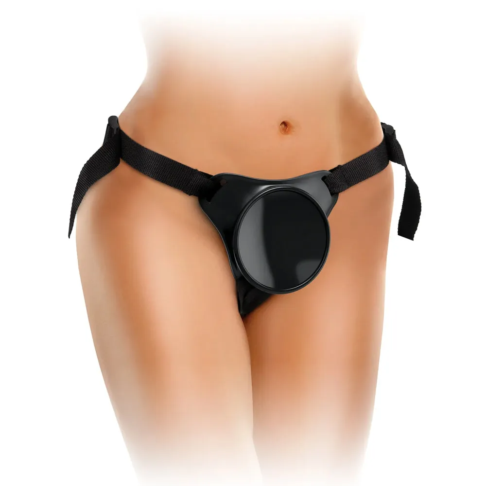 King Cock Elite Beginner's Silicone Body Dock Harness & 6" Dildo Kit