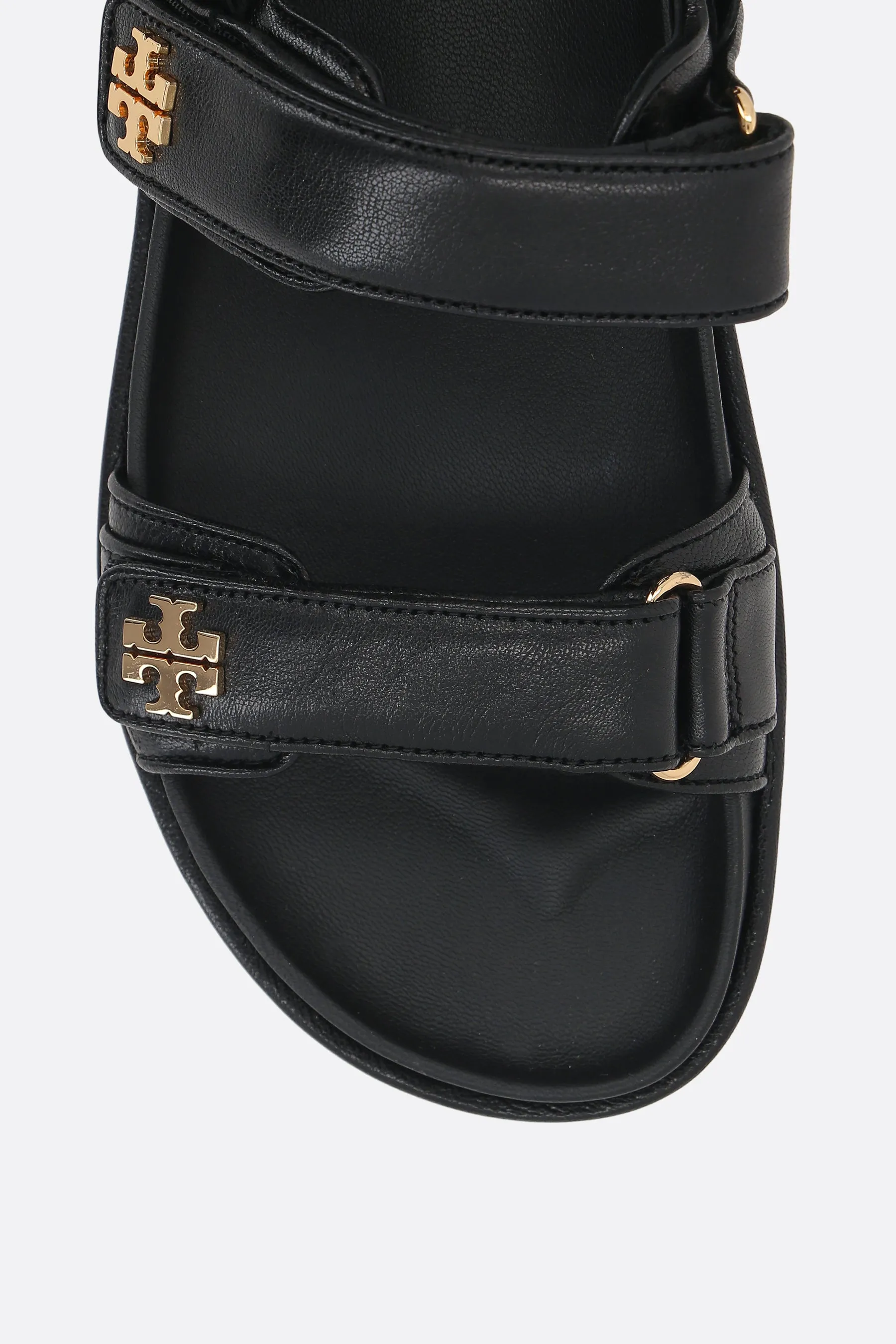 Kira flat sandals in grainy leather