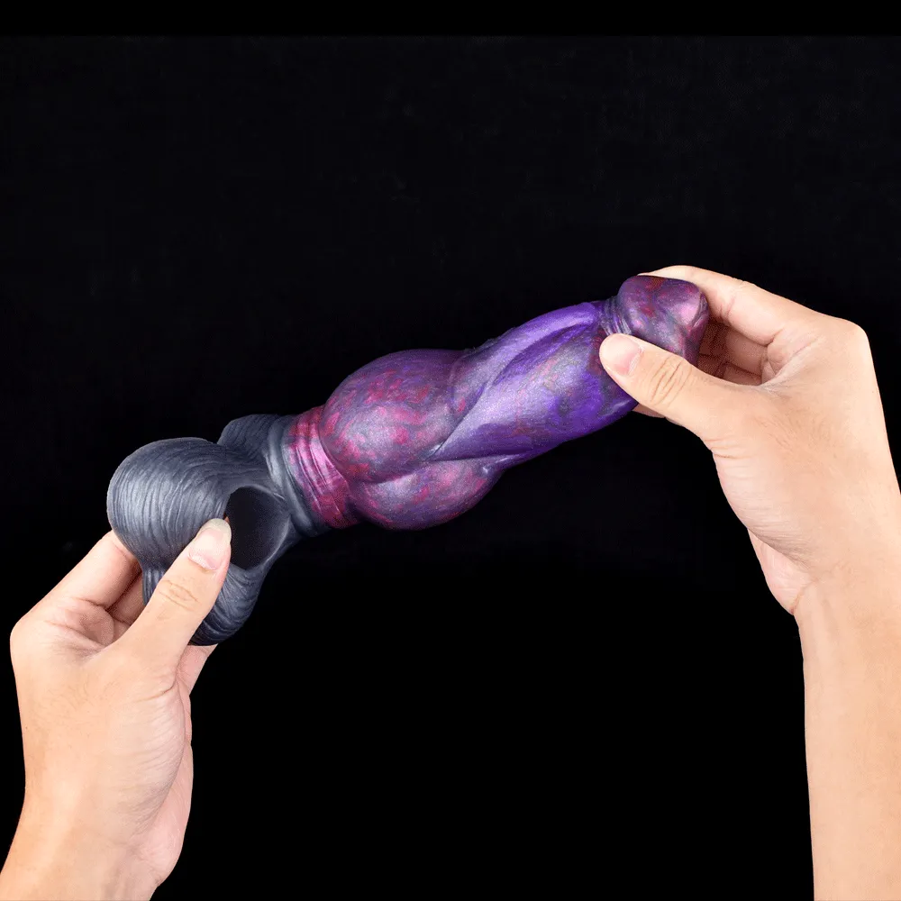 Knotted Silicone Penis Extender Sleeve