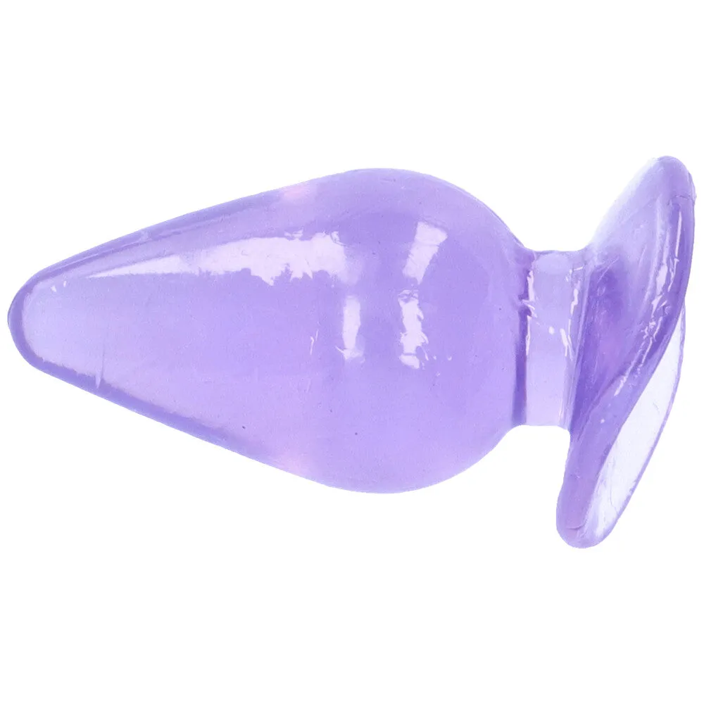 Large Tapered Anal Plug With Flat Base