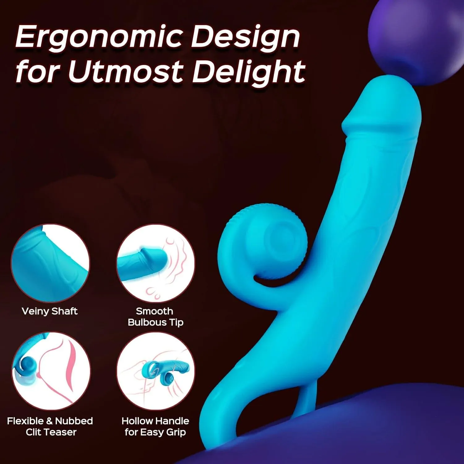Laura - 10 Function Clit Stimulator & G-Spot Vibrator Woman Sex Toys