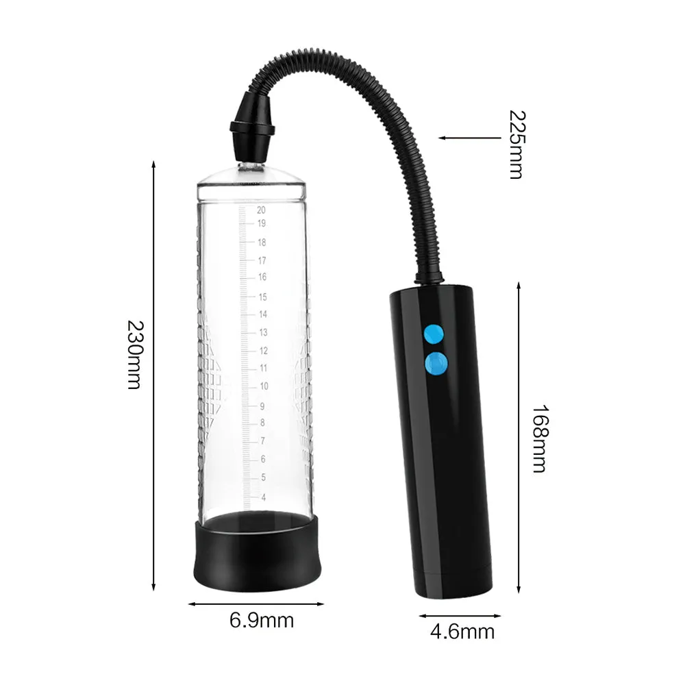 Leto Electric Vacuum Penis Pump With Handheld Controller