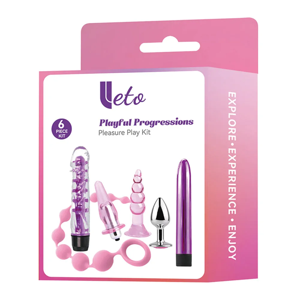 Leto Playful Progressions 6-Piece Pleasure Play Sex Toy Kit