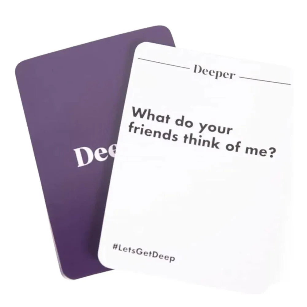 Let's Get Deep Questions Card Game for Couples - Aussie Edition
