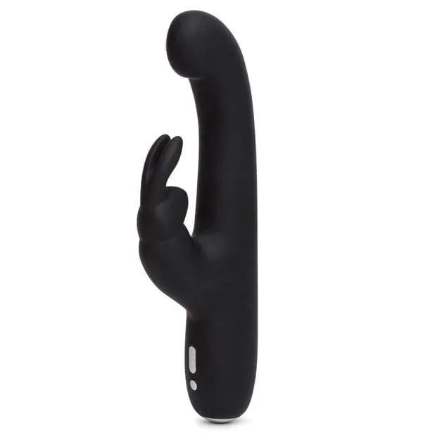 Love Honey - Happy Rabbit Slimline G Spot Rabbit Vibrator (Black)
