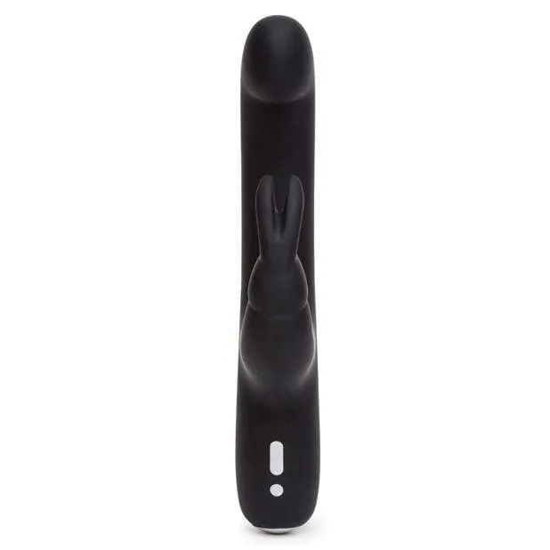 Love Honey - Happy Rabbit Slimline G Spot Rabbit Vibrator (Black)