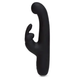 Love Honey - Happy Rabbit Slimline G Spot Rabbit Vibrator (Black)