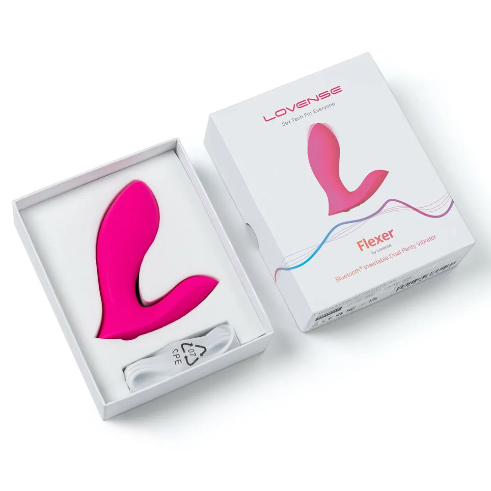 Lovense Flexer Bluetooth Come-Hither Dual G-Spot & Clitoral Vibrator