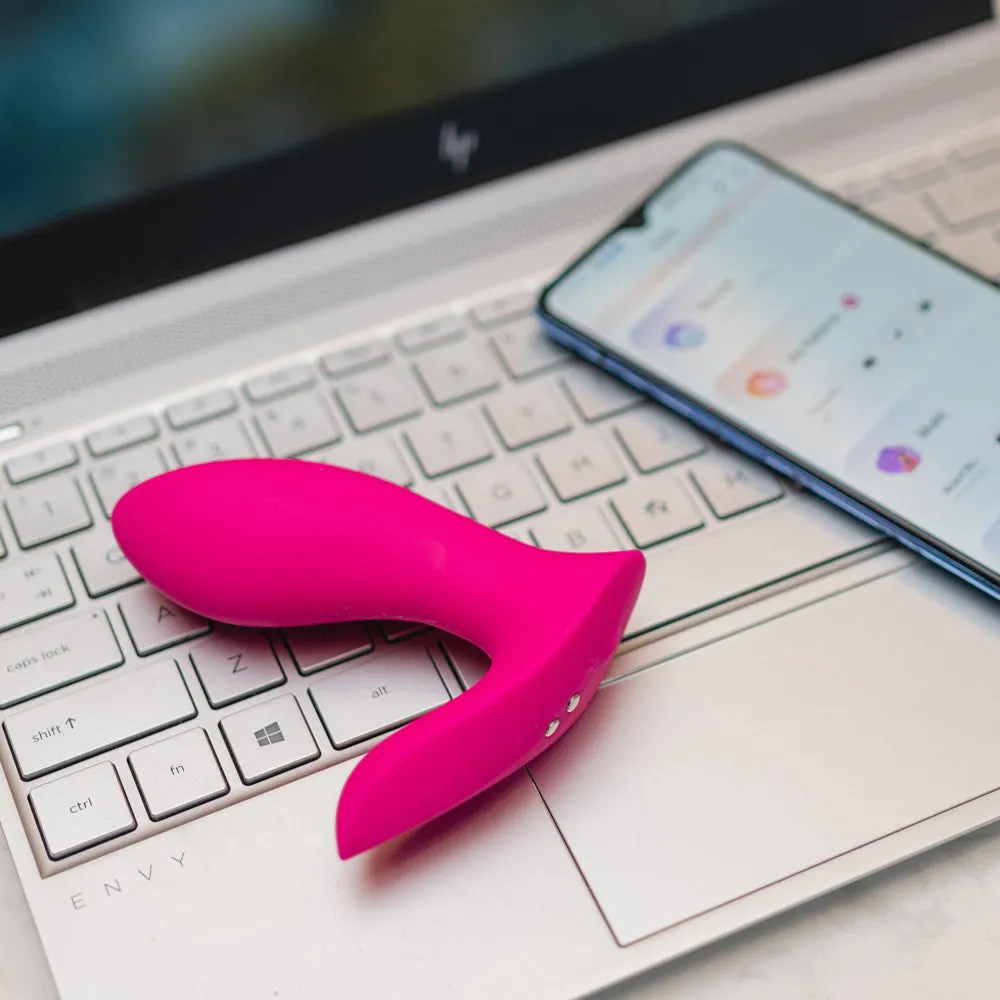 Lovense Flexer Bluetooth Come-Hither Dual G-Spot & Clitoral Vibrator