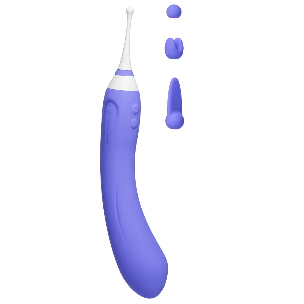 Lovense Hyphy Bluetooth Dual End G-Spot Vibrator With Attachments