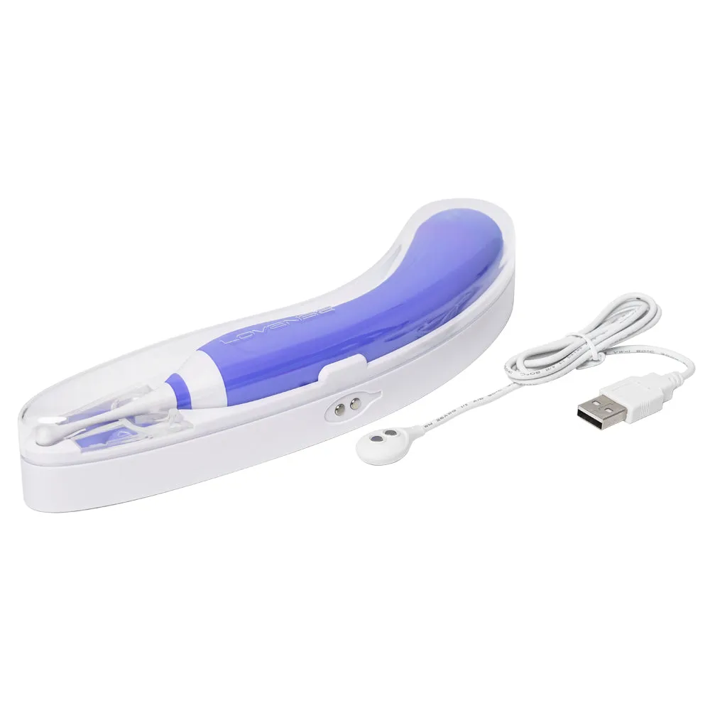 Lovense Hyphy Bluetooth Dual End G-Spot Vibrator With Attachments