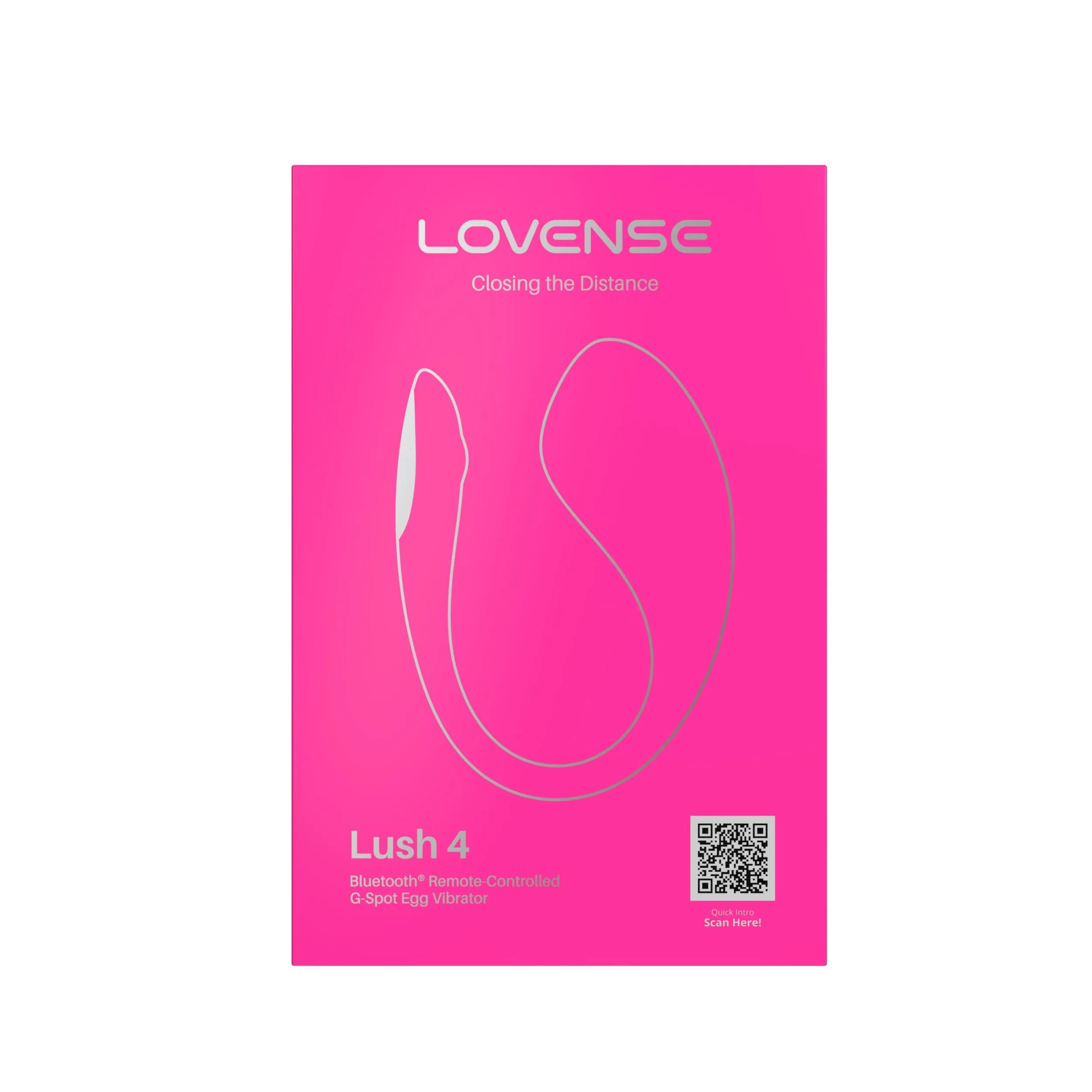 Lovense - Lush 4 App-Controlled Bullet Egg Vibrator (Pink)