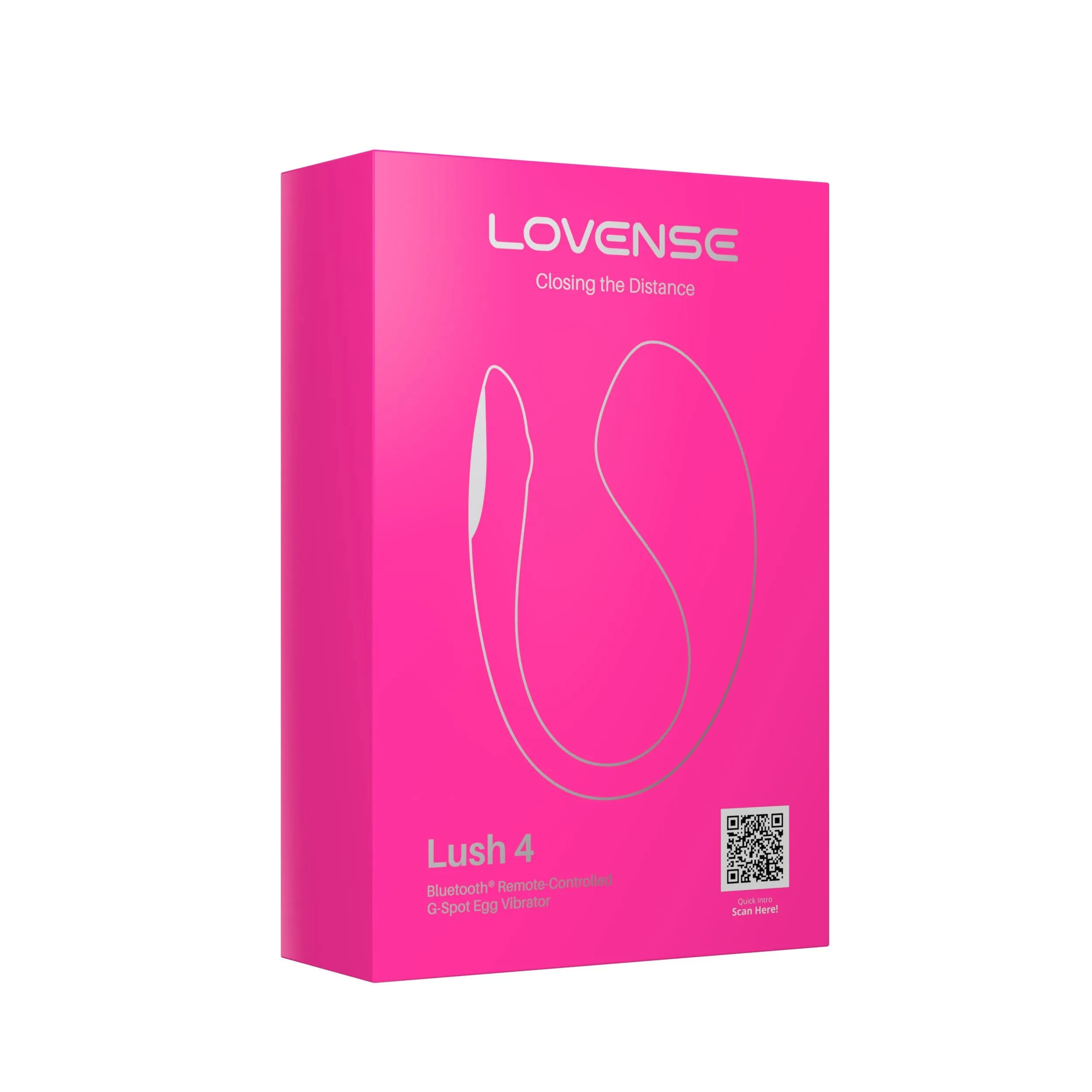 Lovense - Lush 4 App-Controlled Bullet Egg Vibrator (Pink)