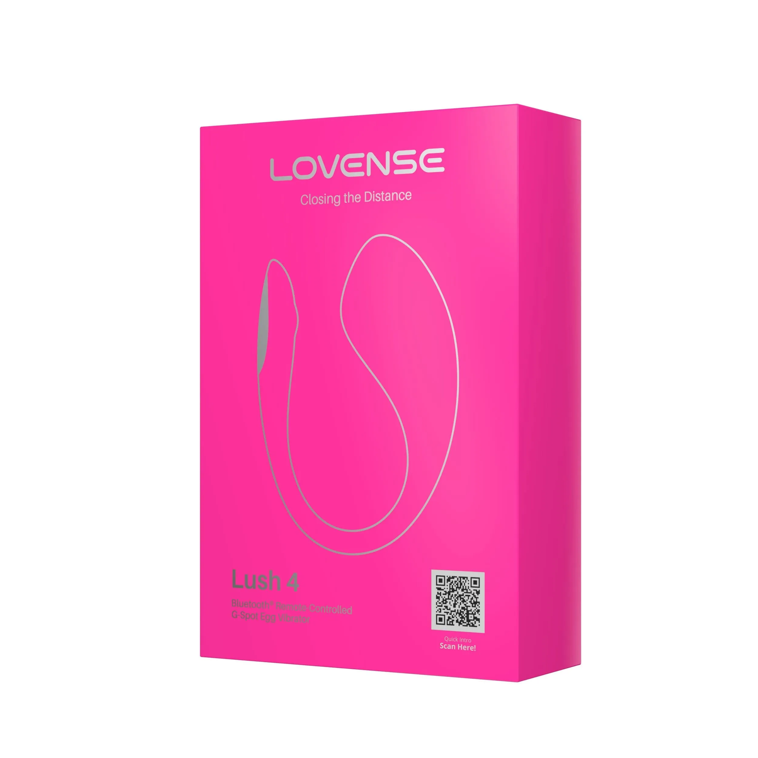 Lovense - Lush 4 App-Controlled Bullet Egg Vibrator (Pink)