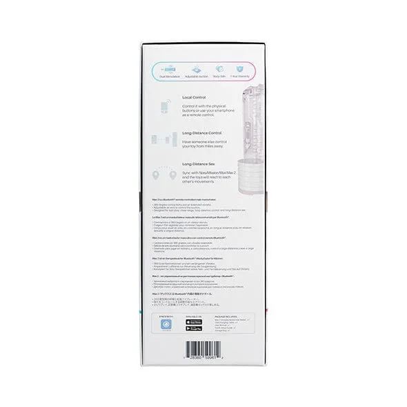 Lovense - Max 2 App-Controlled Male Masturbator (White)