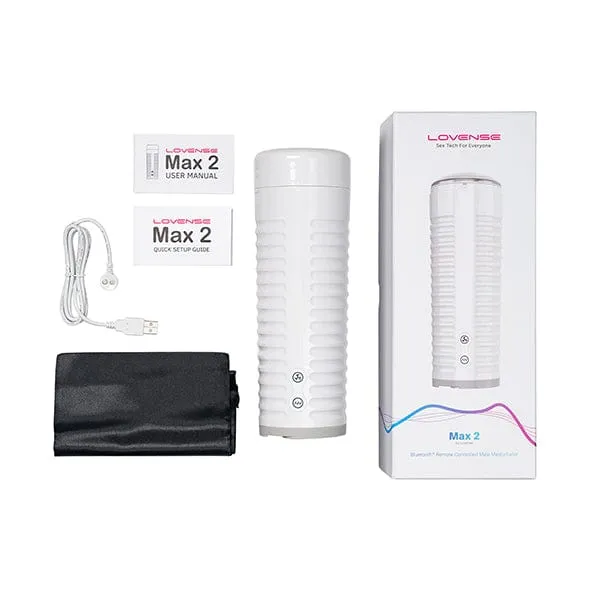 Lovense - Max 2 App-Controlled Male Masturbator (White)