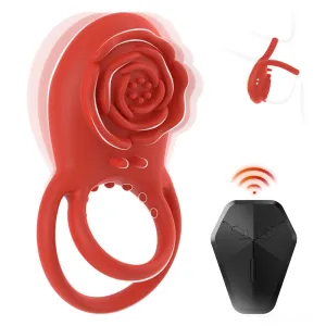 Lurevibe - Rose Clitoral Stimulator Couples Sex Toys for Men Women Pleasure