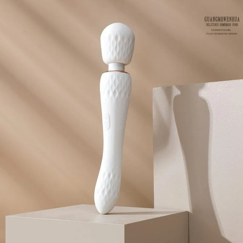 Lurevibe - Strong Shock Vibration Women's Masturbation Double Head Massage Stick