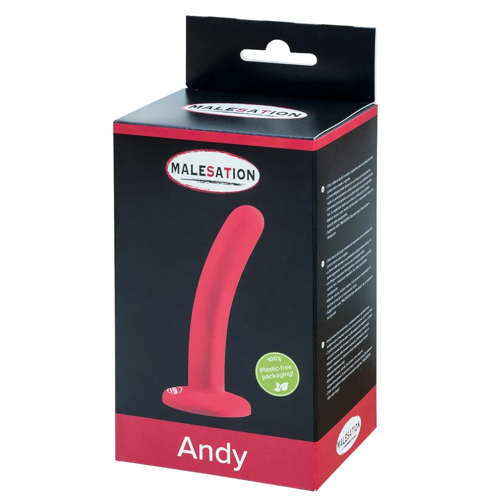 Malesation Andy 5" Slim Dildo With Suction Cup
