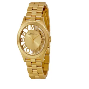 Marc By Marc MBM3292 Jacobs Henry Champagne Dial Gold-plated Ladies Watch