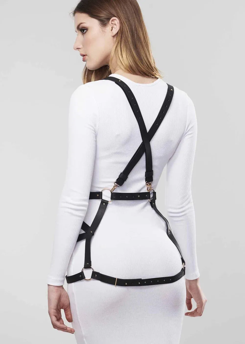 Maze Arrow Dress Harness (Black)