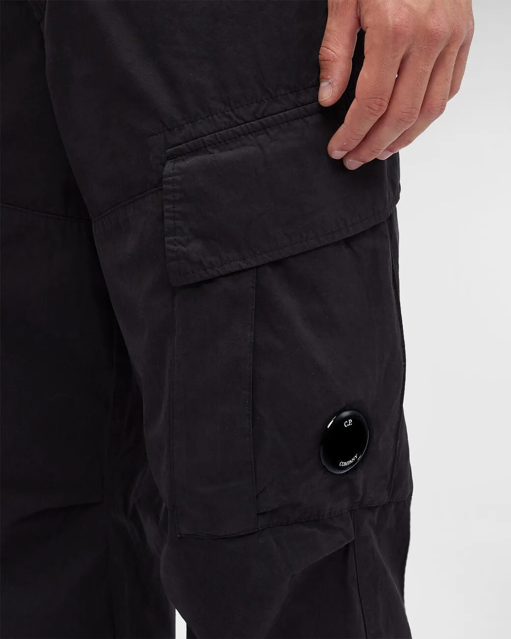 Microreps Loose Cargo Pants Black