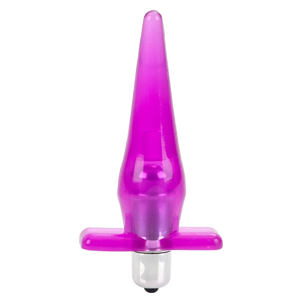 Mini Vibro Tease Anal Plug With Vibrating Bullet