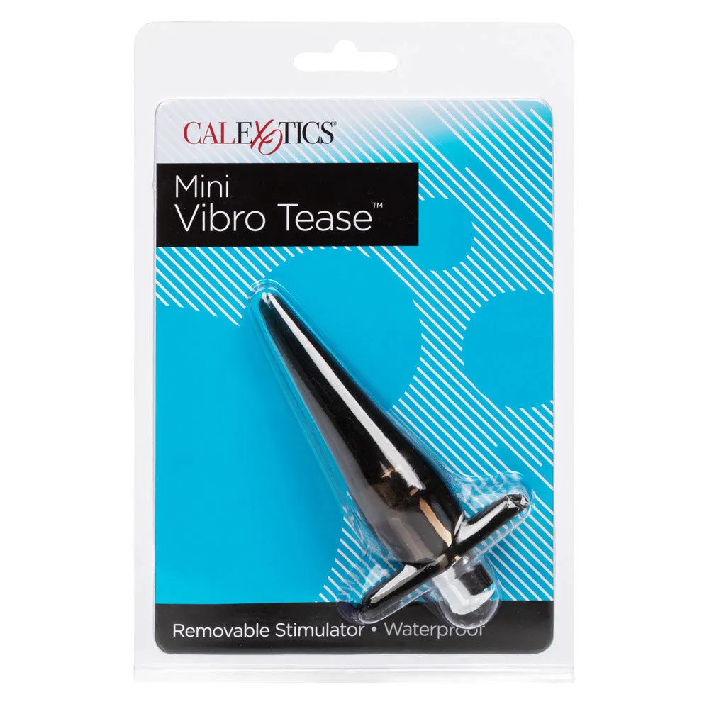 Mini Vibro Tease Anal Plug With Vibrating Bullet