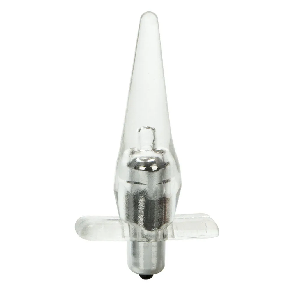 Mini Vibro Tease Anal Plug With Vibrating Bullet