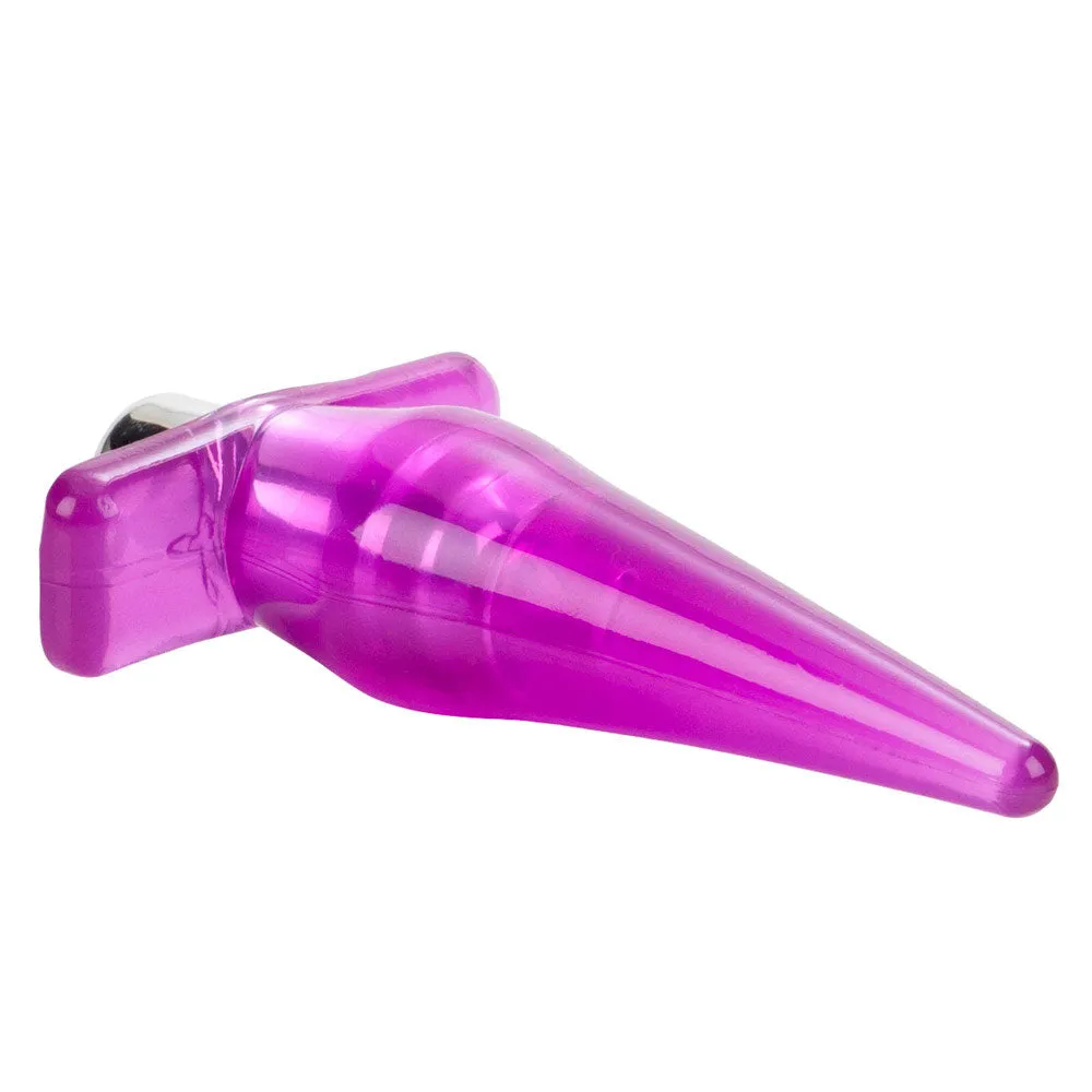 Mini Vibro Tease Anal Plug With Vibrating Bullet