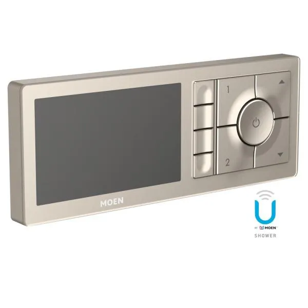 Moen U Shower Smart Home Connected Bathroom Controller, 4-Outlet Digital Wall Mounted, TS3304TB