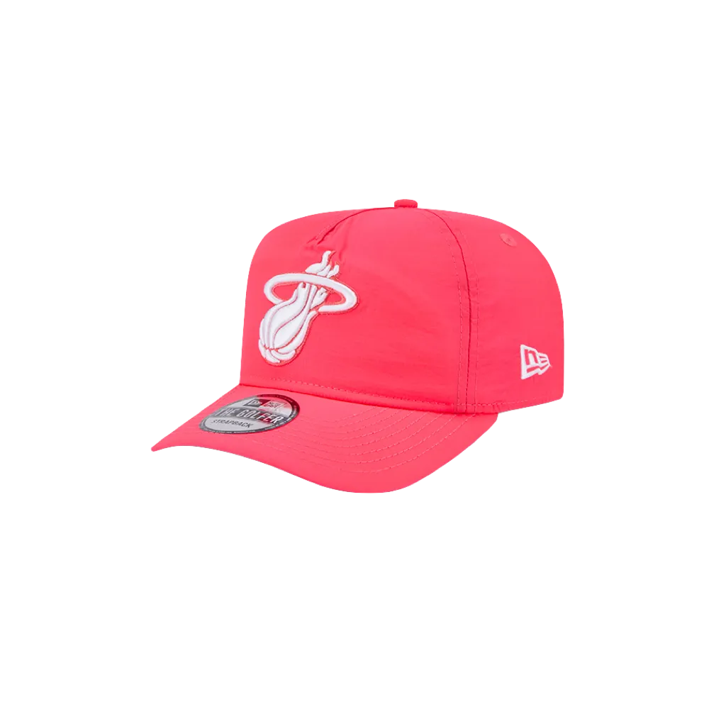 New Era Miami HEAT Pink Strapback Golfer