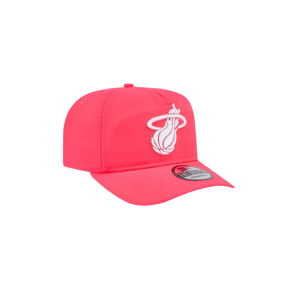 New Era Miami HEAT Pink Strapback Golfer