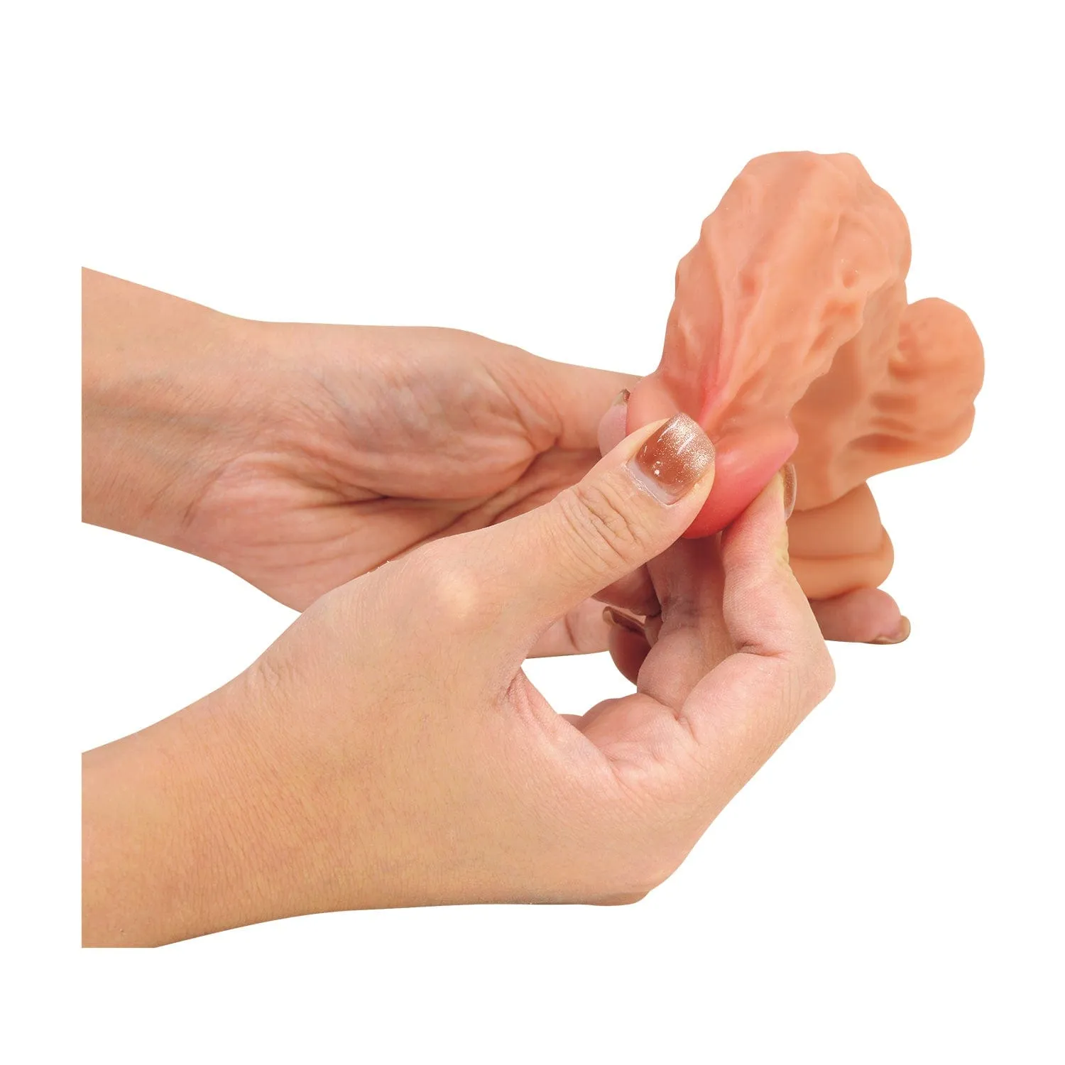 NPG - Gokusei Dong Premium Soft Dildo 7.5" (Beige)