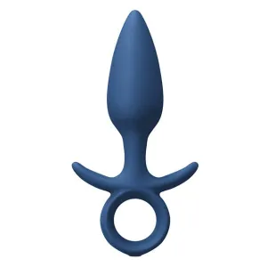 NS Novelties - Renegade Vibrating King Silicone Anal Plug Medium (Blue)