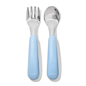 OXO Tot Fork & Spoon Set Dusk