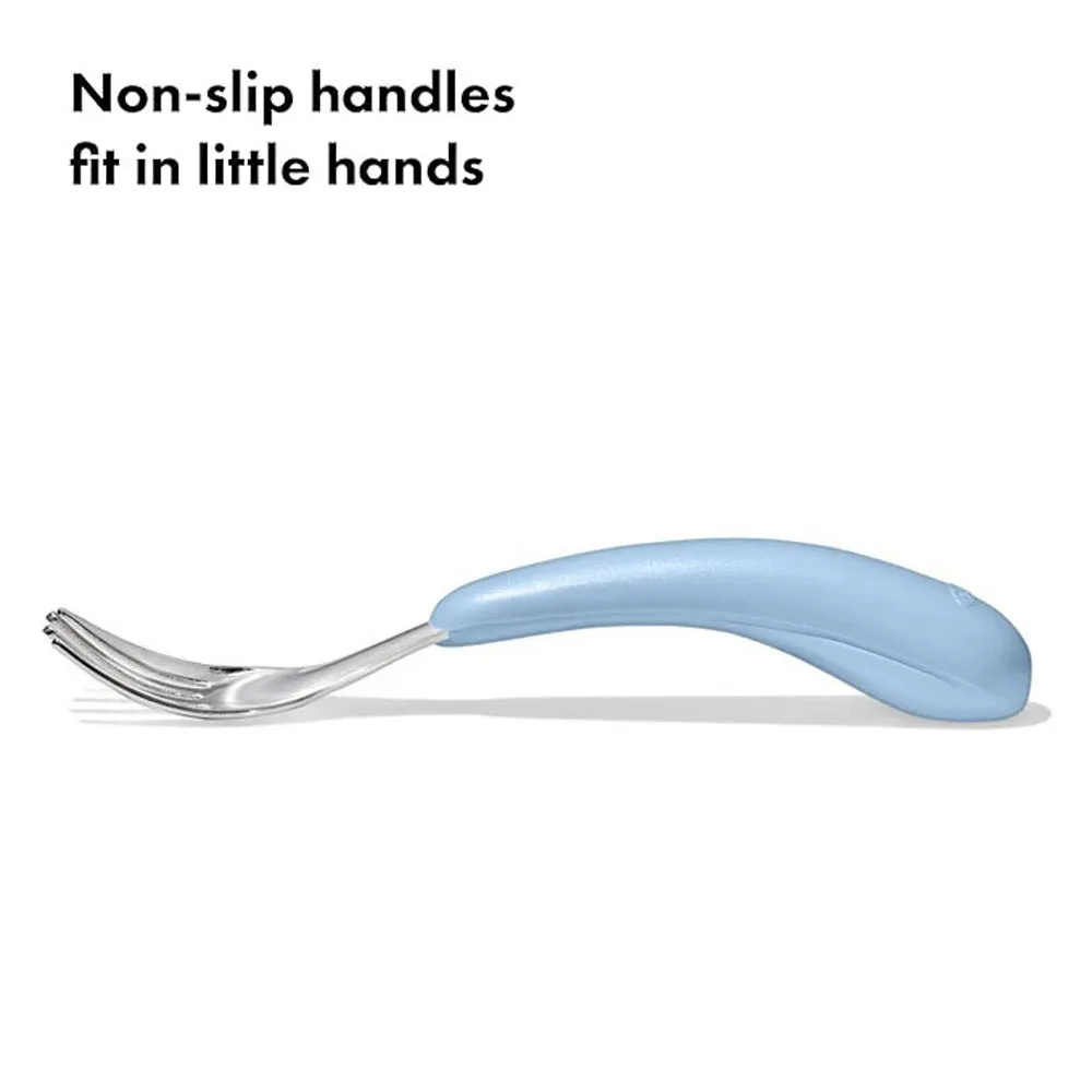OXO Tot Fork & Spoon Set Dusk