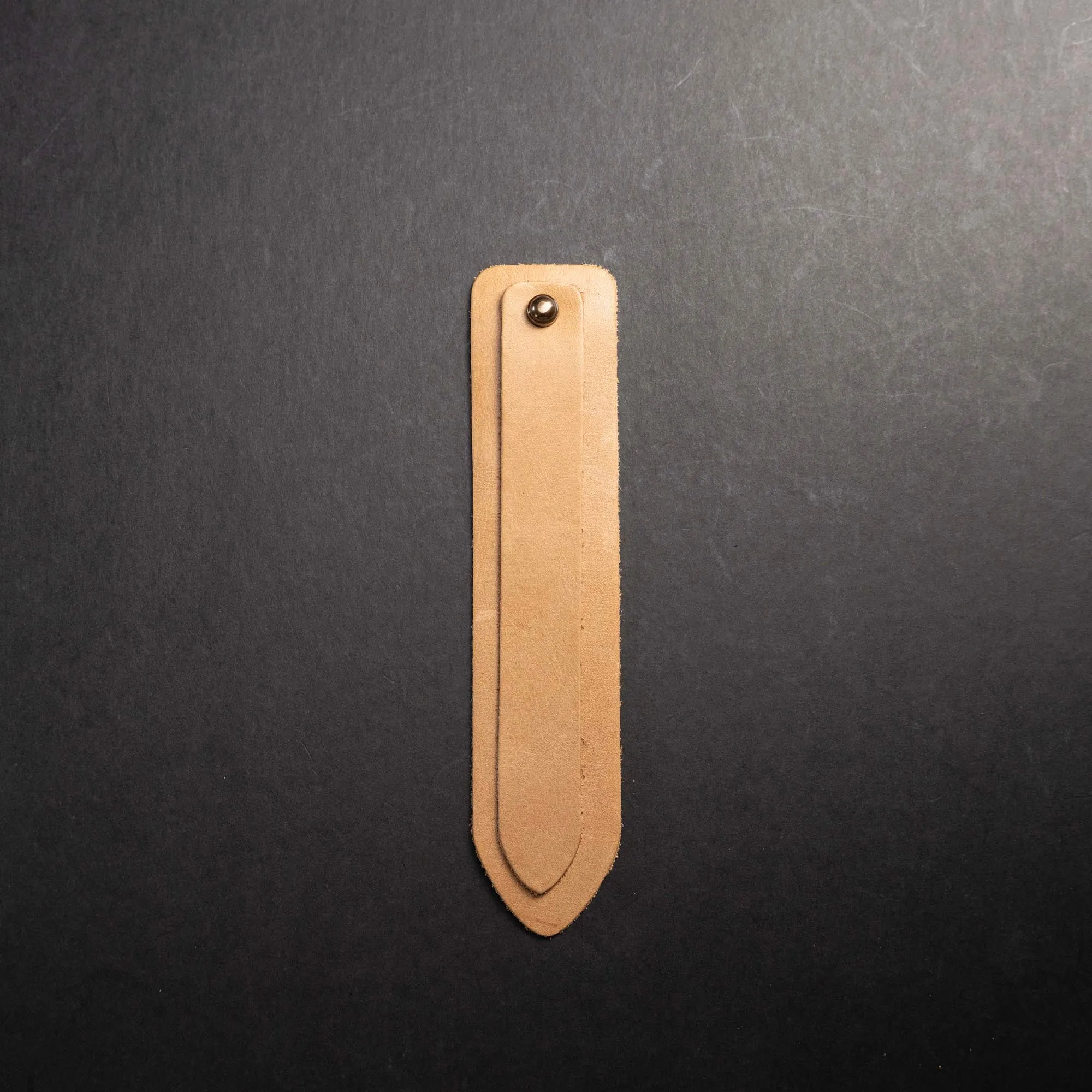 Personalized Fine Leather Double Bookmarks
