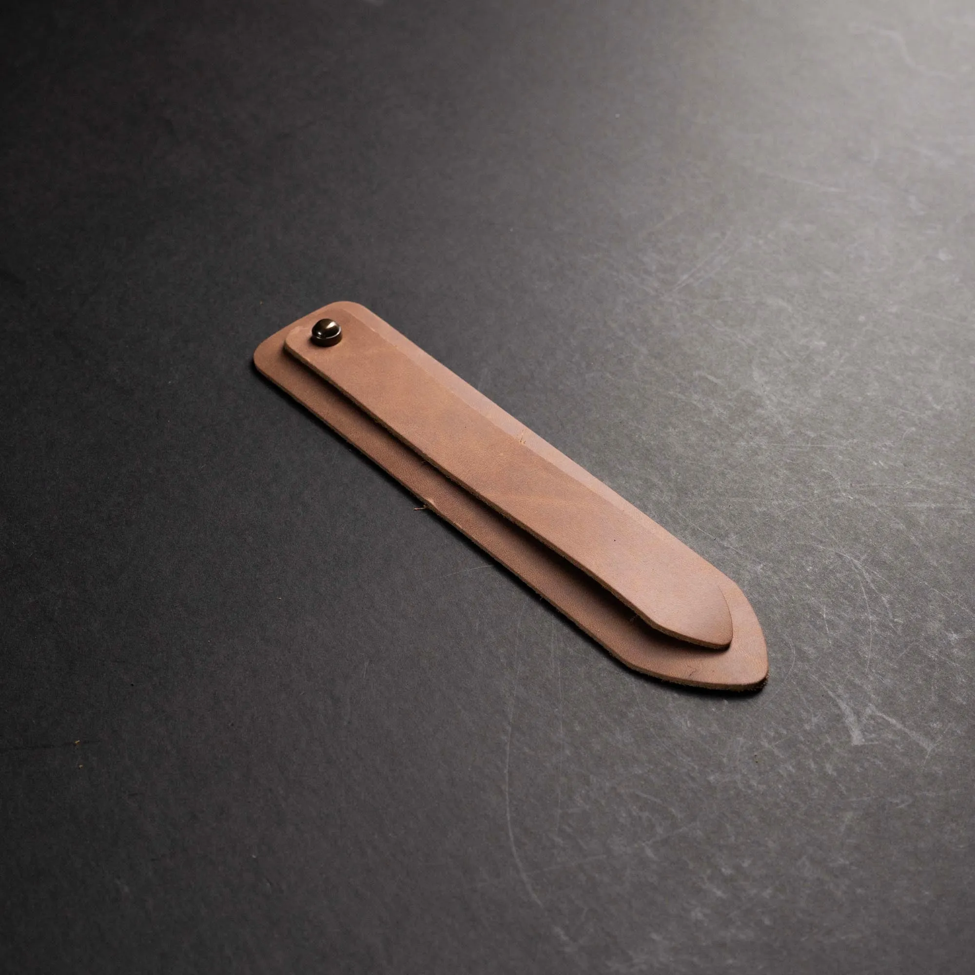 Personalized Fine Leather Double Bookmarks