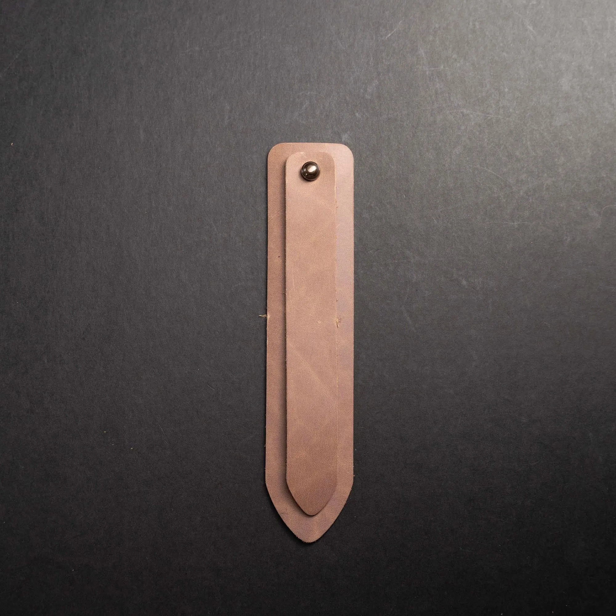 Personalized Fine Leather Double Bookmarks