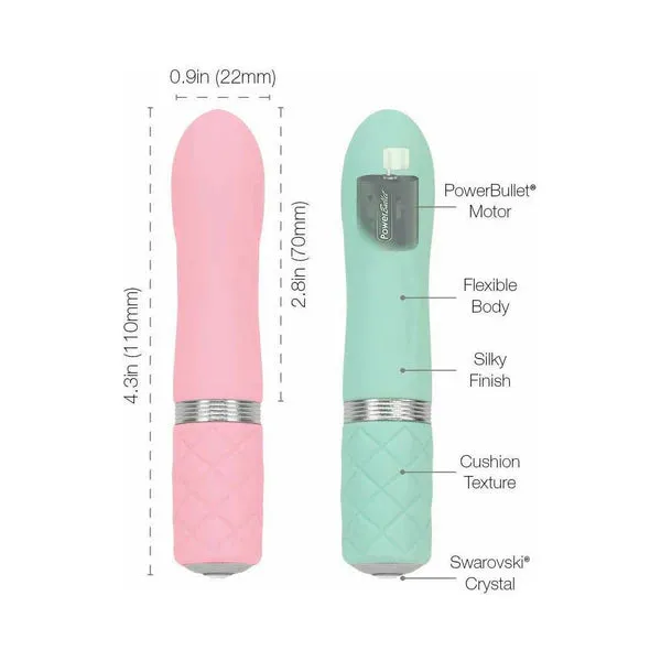 Pillow Talk FLIRTY Swarovski Crystal Mini Bullet Vibrator