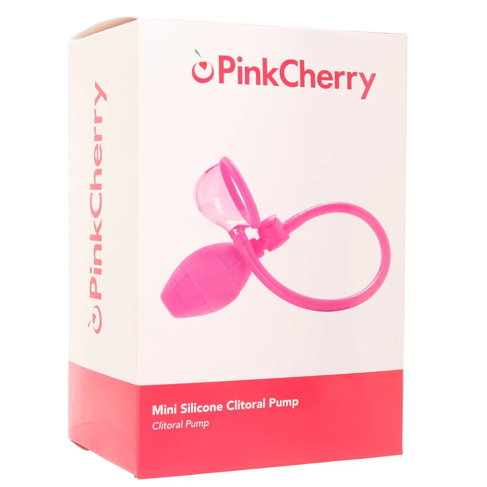 PinkCherry Mini Silicone Clitoral Pump in Pink