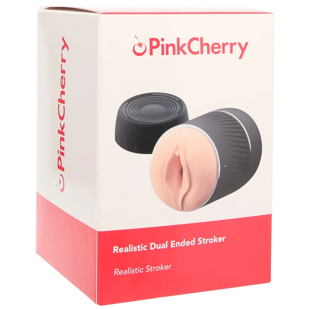 PinkCherry Realistic Dual Ended Stroker