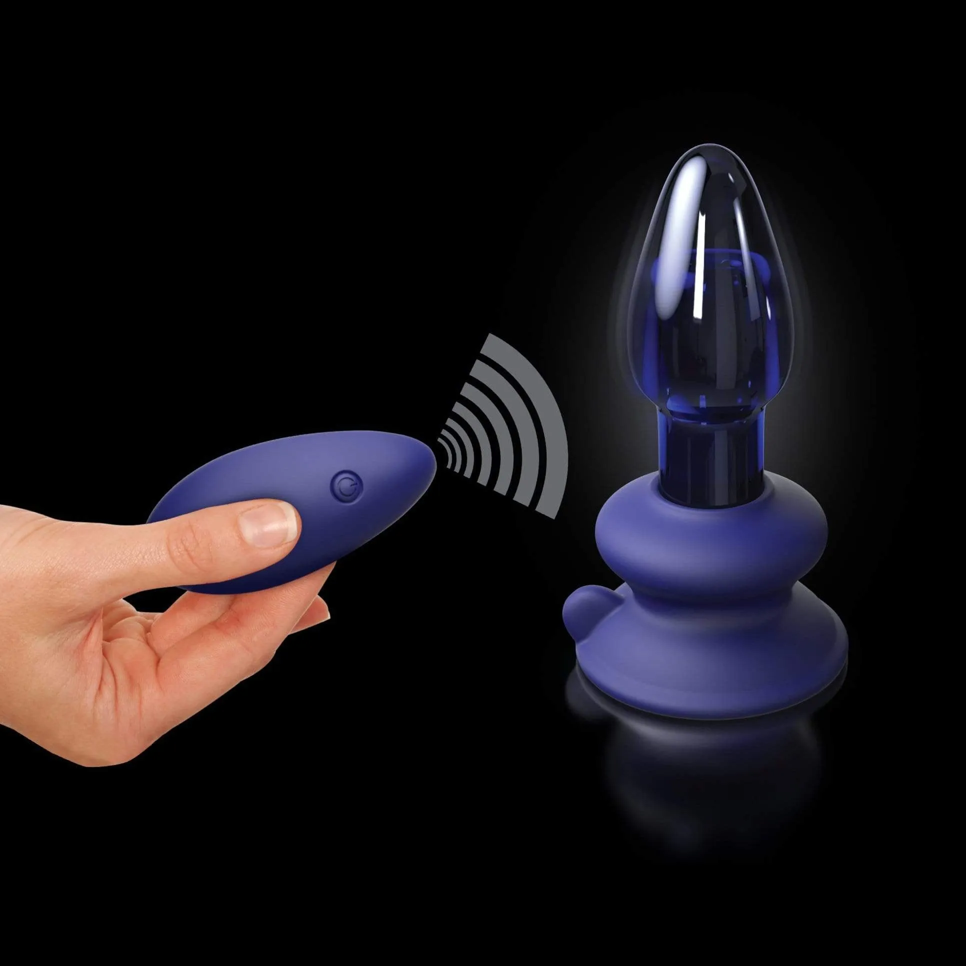 Pipedream - Icicles No. 85 Remote Control Rechargeable Anal Plug (Blue)