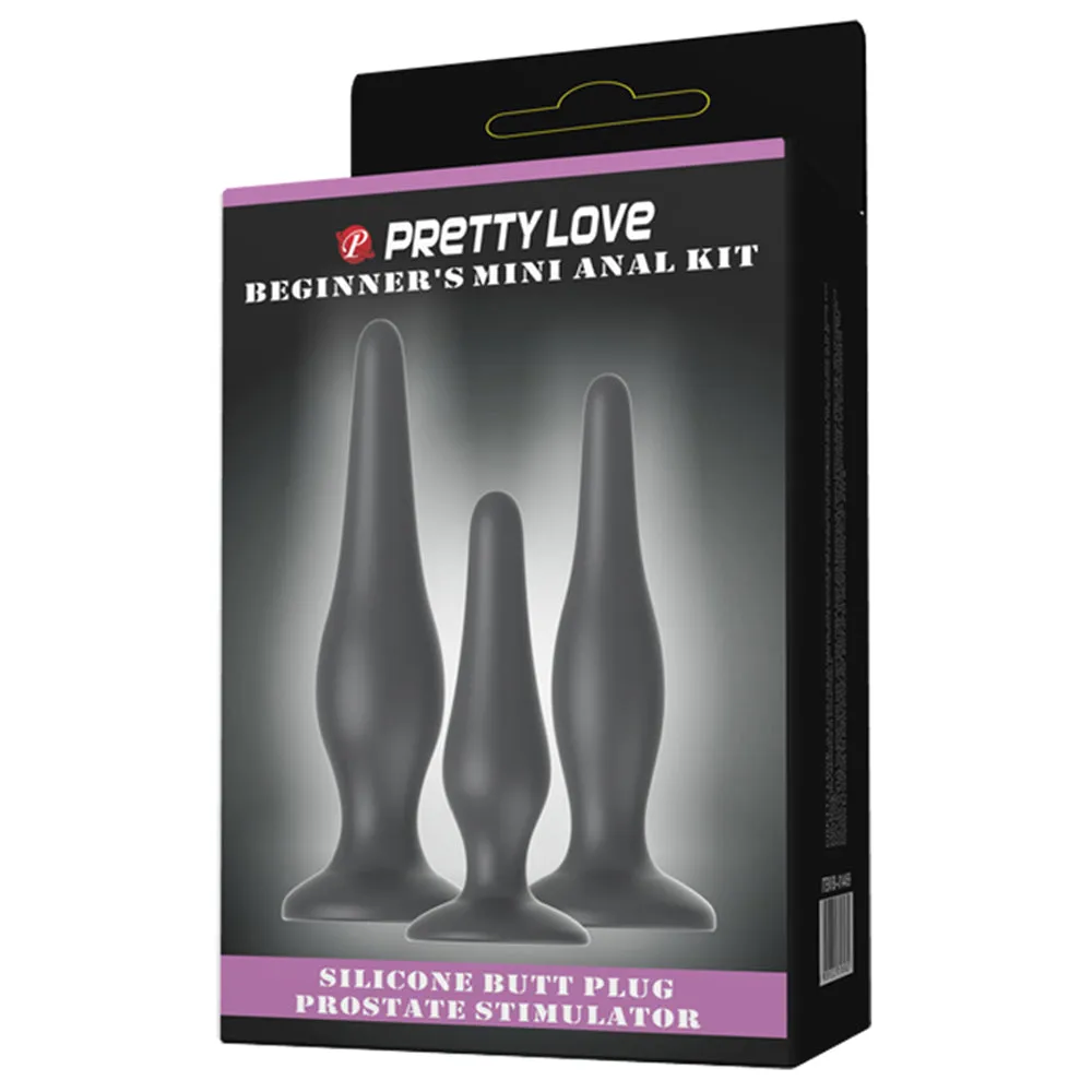 Pretty Love Beginner's Mini Anal Plug Kit