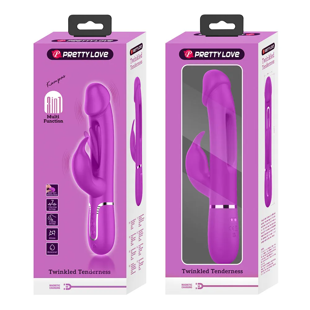 Pretty Love Kampas G-Spot Tapping Rabbit Vibrator