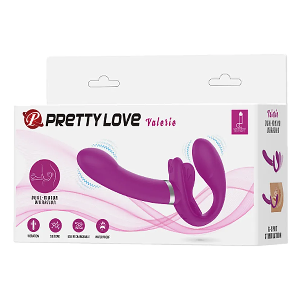 Pretty Love Valerie Vibrating Strapless Strap-On
