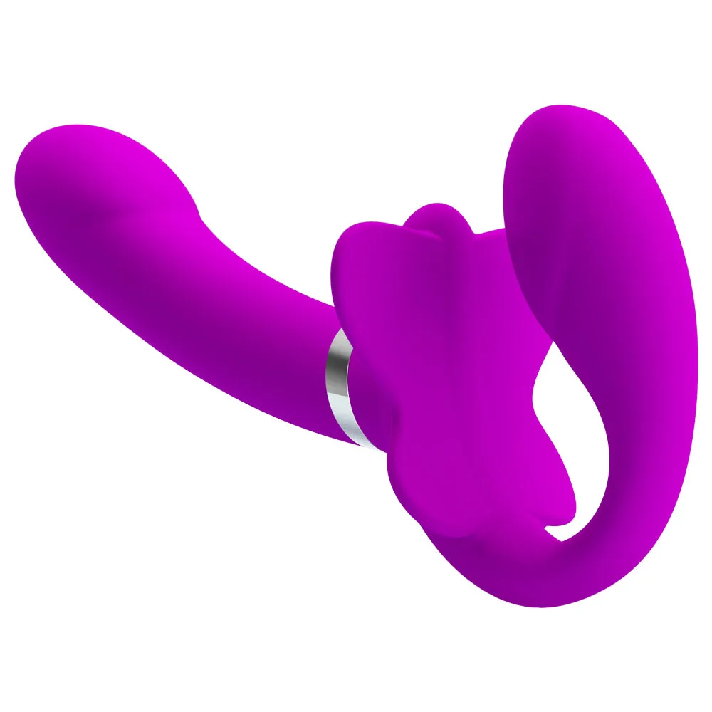 Pretty Love Valerie Vibrating Strapless Strap-On