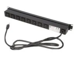 RackSolutions - Power distribution strip (rack-mountable) - input: NEMA 5-15 - output connectors: 8 (NEMA 5-20) - 1U - 19 - 6 PS19-R8-6-J