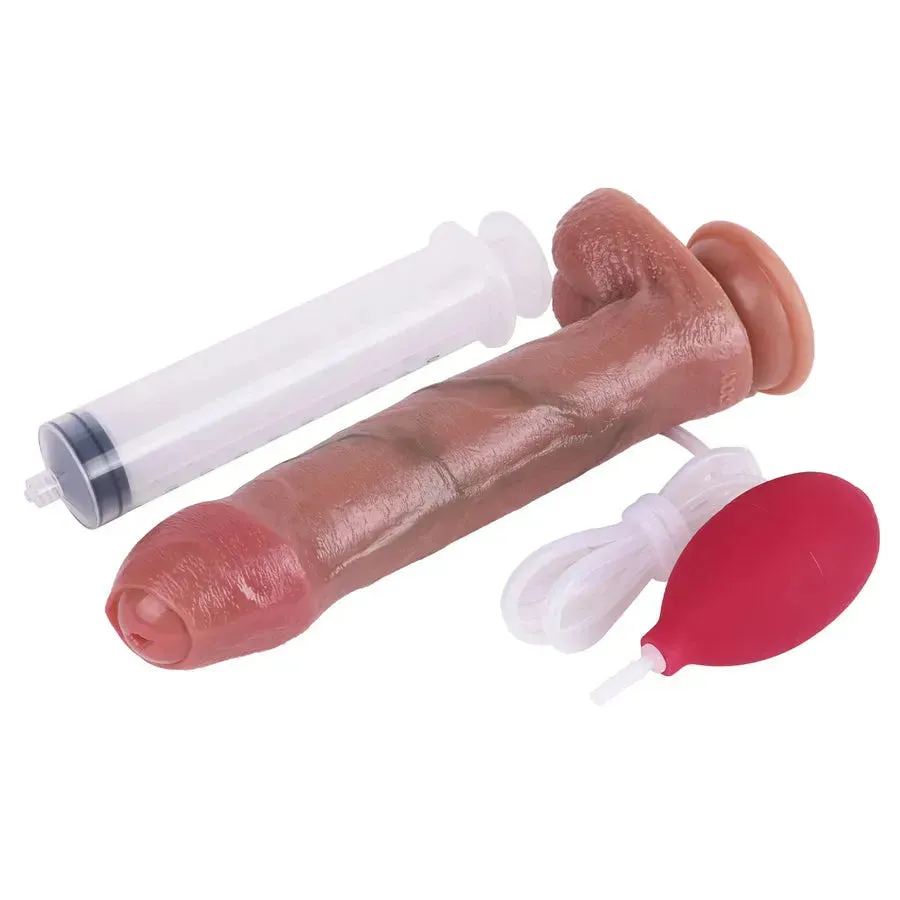 Realistic Silicone Cum Squirting Dildo